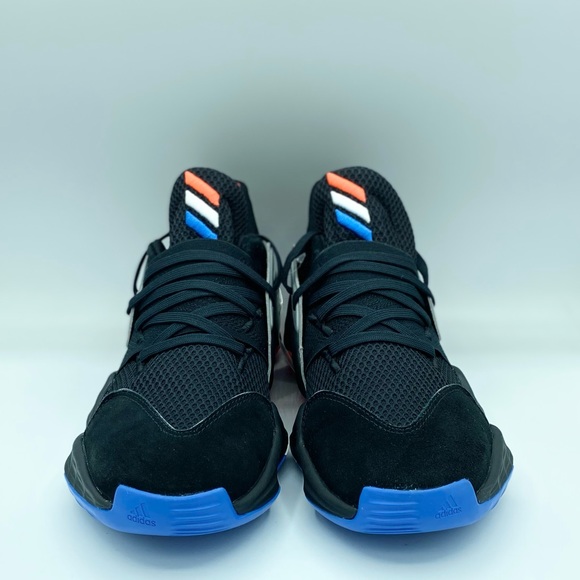 Adidas Harden Vol.4 Barbershop BLACK SILVER Sz 10 - Picture 3 of 6